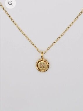 Brenda Grands Sealed with Love Initial H Gold Waterproof Necklace